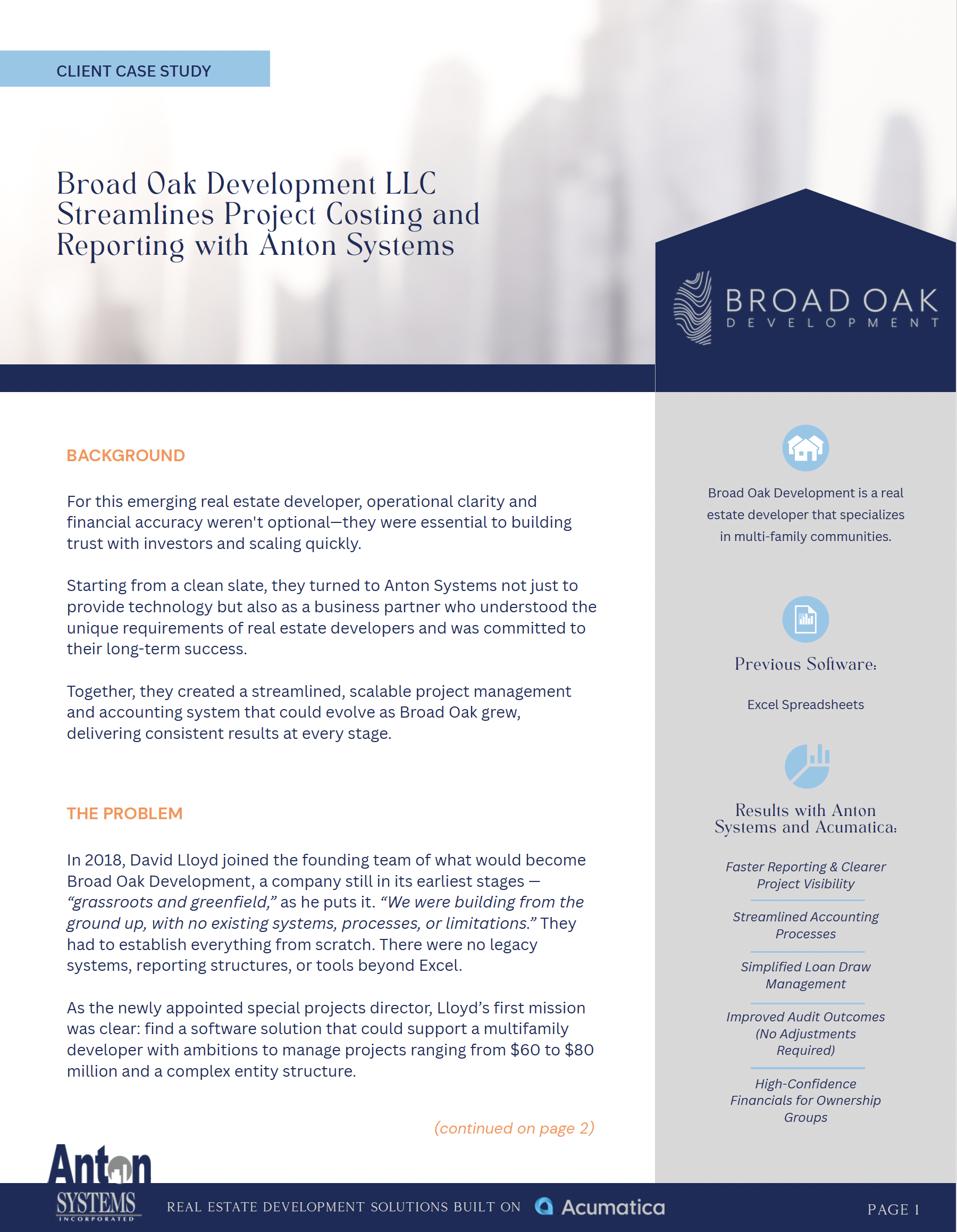 Anton Systems Case Study